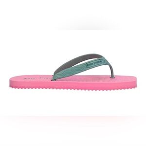 Palm angels logo monogram slides pink and green size 41 NEW